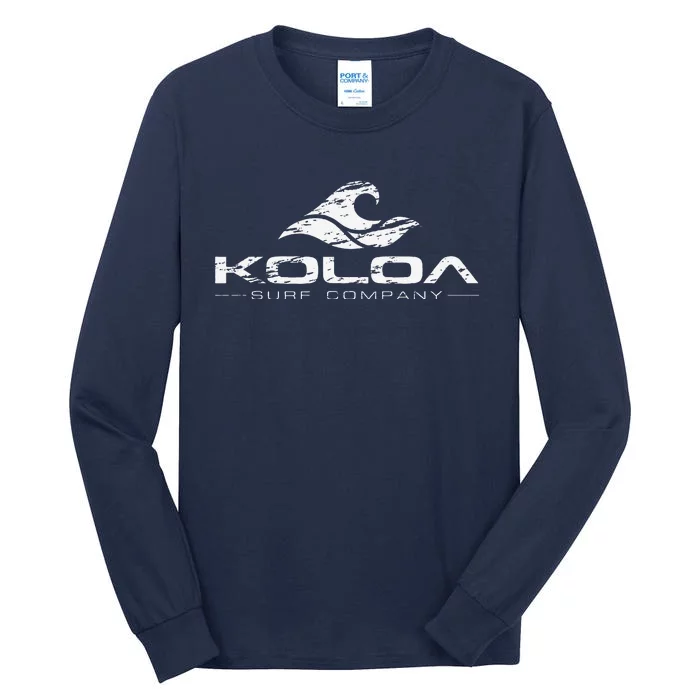 Koloa Surf Vintage Wave Logo Graphic Surf Tall Long Sleeve T-Shirt