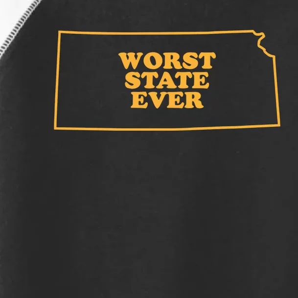 Kansas State Worst State Ever Toddler Fine Jersey T-Shirt