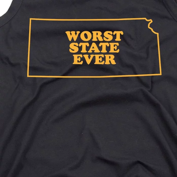 Kansas State Worst State Ever Tank Top