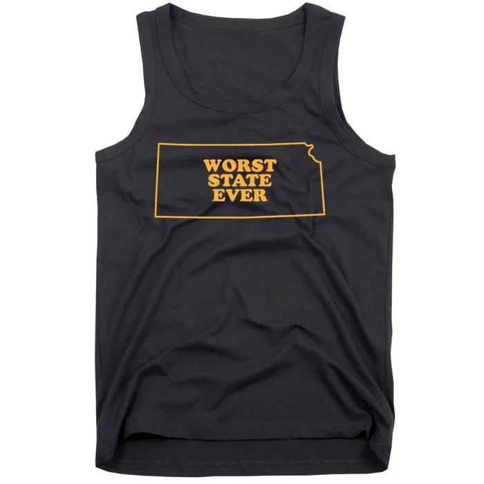 Kansas State Worst State Ever Tank Top