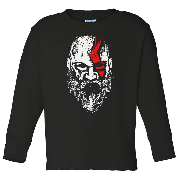 Kratos Superhero War Toddler Long Sleeve Shirt