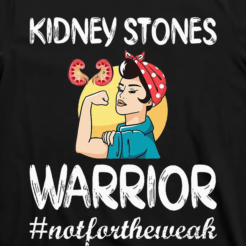 Kidney Stones Warrior Kidney Stone Surgery Kidney Awareness T-Shirt