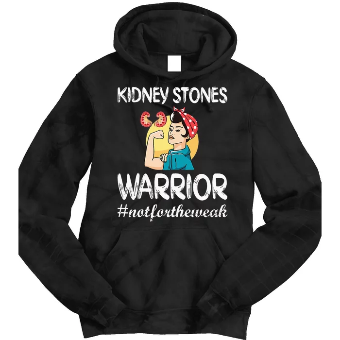 Kidney Stones Warrior Kidney Stone Surgery Kidney Awareness Tie Dye Hoodie