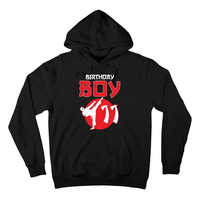 Karate Taekwondo 11 Years Old Birthday Martial Arts For Boy Hoodie