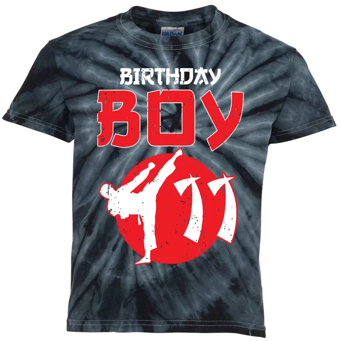 Karate Taekwondo 11 Years Old Birthday Martial Arts For Boy Kids Tie-Dye T-Shirt