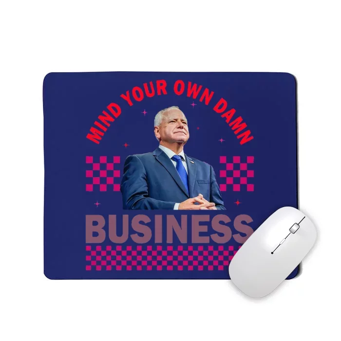 Kamalaharris Timwaltz 2024 Mousepad