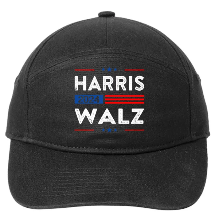 Kamalaharris Timwaltz 2024 7-Panel Snapback Hat