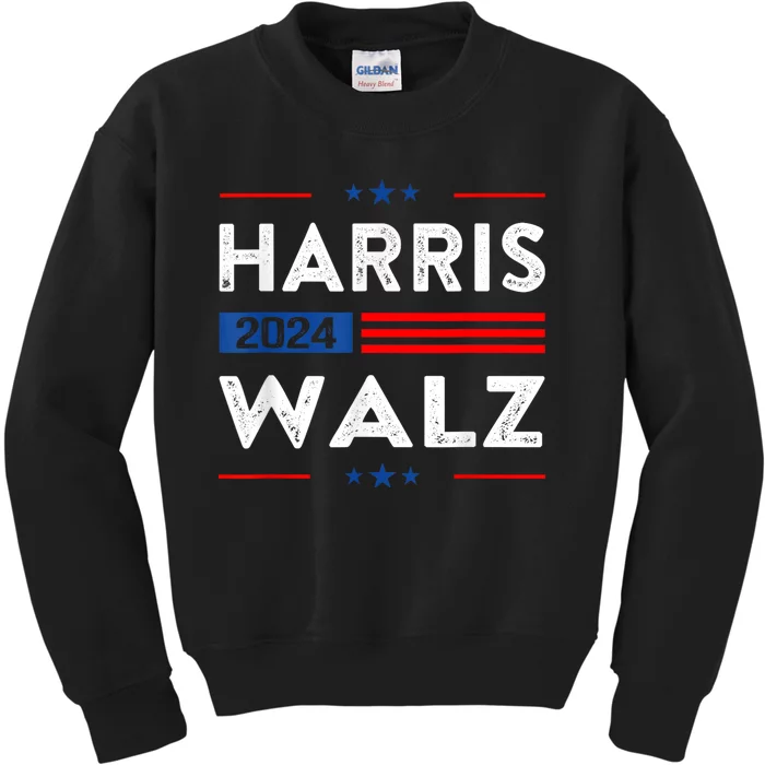 Kamalaharris Timwaltz 2024 Kids Sweatshirt