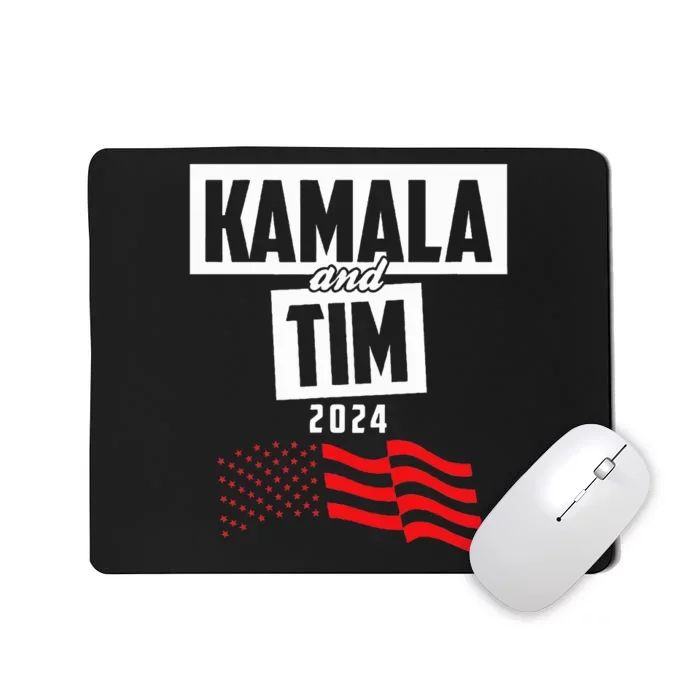 Kamala & Tim 2024 For Kamala Harris Supporters Mousepad