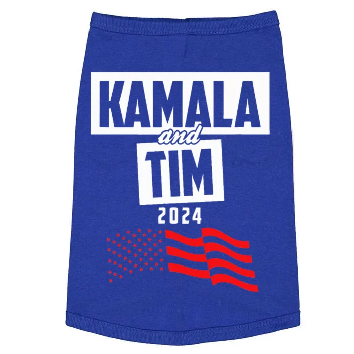 Kamala & Tim 2024 For Kamala Harris Supporters Doggie Tank