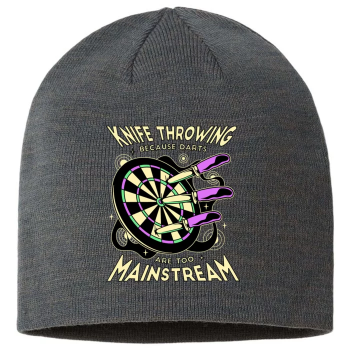 Knife Throwing Because Darts Are Too Mainstream 8 1/2in Sustainable Knit Beanie