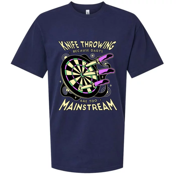 Knife Throwing Because Darts Are Too Mainstream Sueded Cloud Jersey T-Shirt