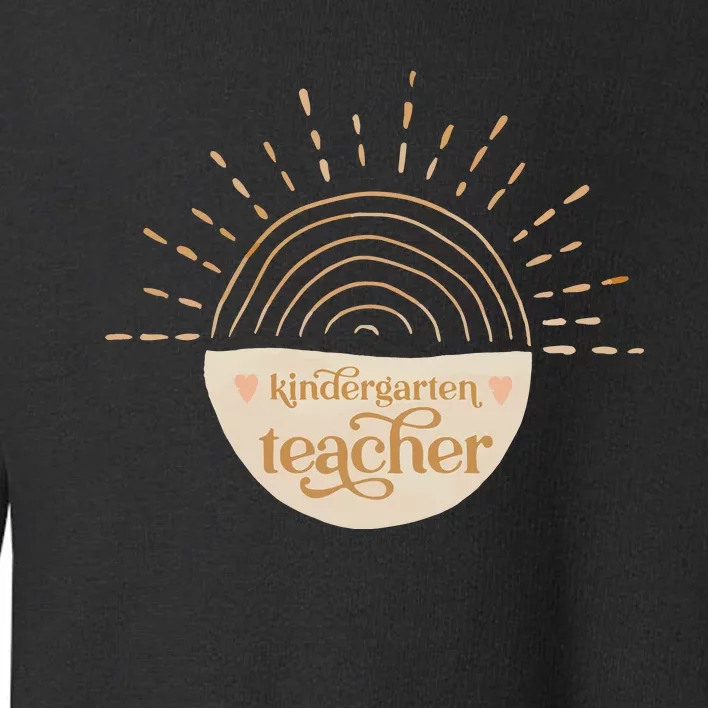 Kindergarten Teacher Back To School Toddler Sweatshirt