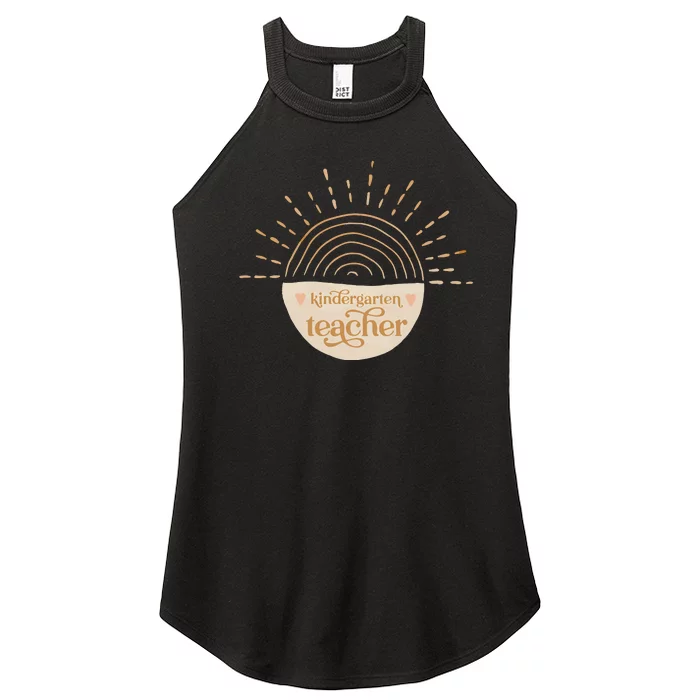 Kindergarten Teacher Back To School Women’s Perfect Tri Rocker Tank