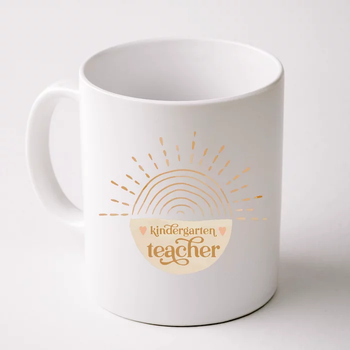 Kindergarten Teacher Back To School Front & Back Coffee Mug