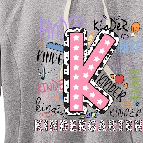 Kindergarten Teacher Back To School Women's Fleece Hoodie