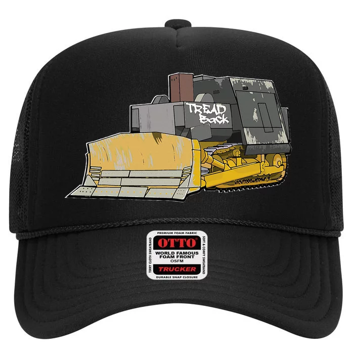 Killdozer Tread Back High Crown Mesh Trucker Hat