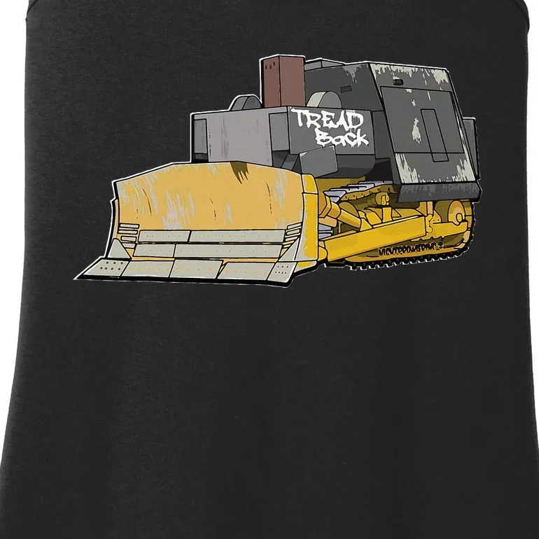 Killdozer Tread Back Ladies Essential Tank