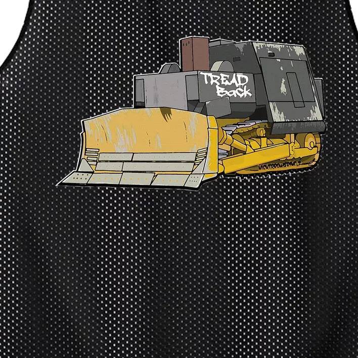 Killdozer Tread Back Mesh Reversible Basketball Jersey Tank