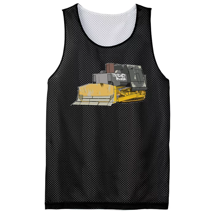 Killdozer Tread Back Mesh Reversible Basketball Jersey Tank