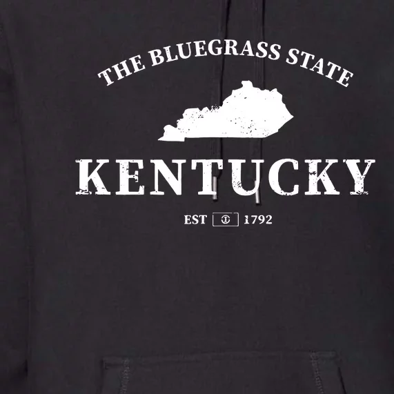 Kentucky The Bluegrass State Premium Hoodie