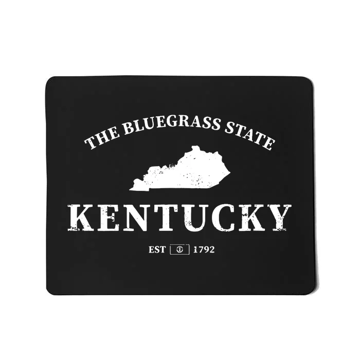 Kentucky The Bluegrass State Mousepad