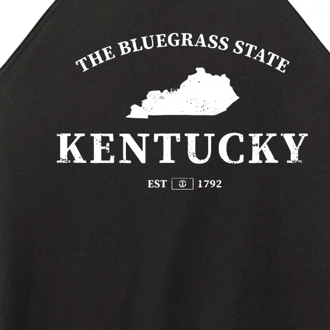 Kentucky The Bluegrass State Women’s Perfect Tri Rocker Tank