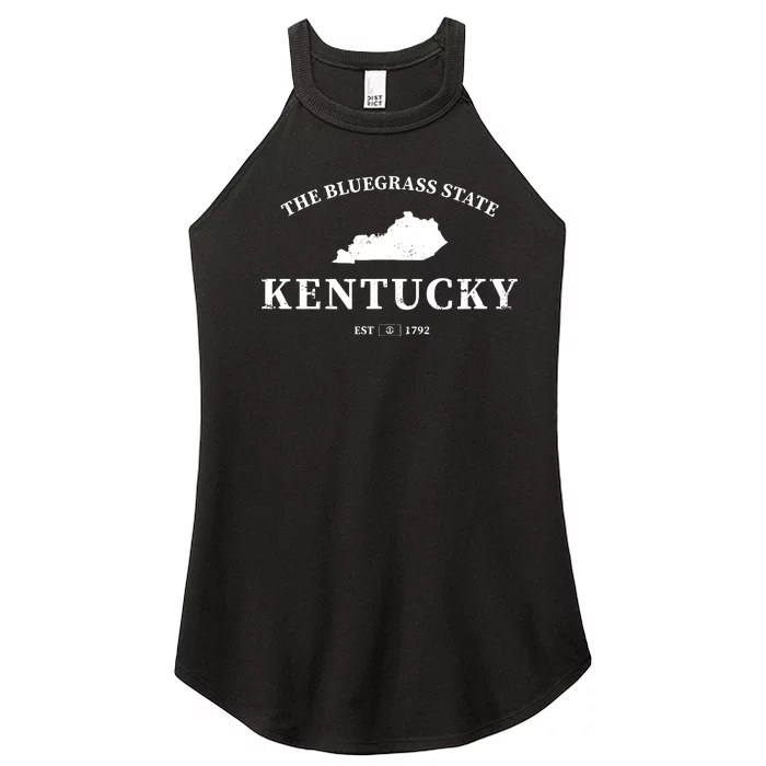 Kentucky The Bluegrass State Women’s Perfect Tri Rocker Tank