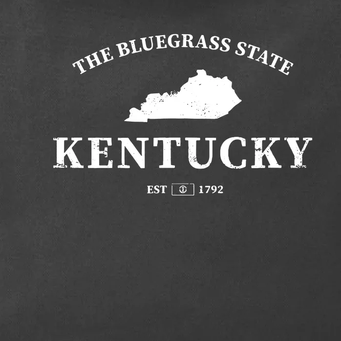 Kentucky The Bluegrass State Zip Tote Bag