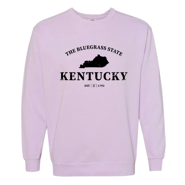 Kentucky The Bluegrass State Garment-Dyed Sweatshirt