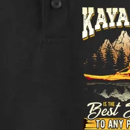 Kayaking The Best Solution To Any Problem Kayak Gift Dry Zone Grid Performance Polo