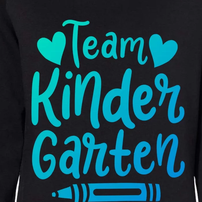 Kindergarten Team Cute Gift Womens California Wash Sweatshirt