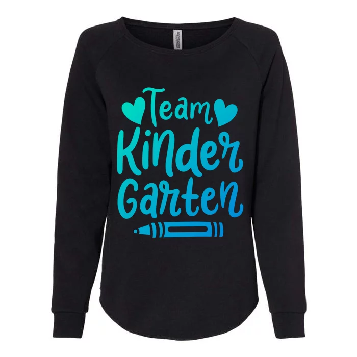 Kindergarten Team Cute Gift Womens California Wash Sweatshirt