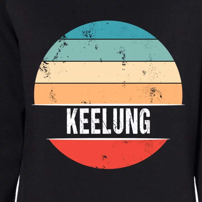 Keelung Taiwan City Trip Gift Womens California Wash Sweatshirt