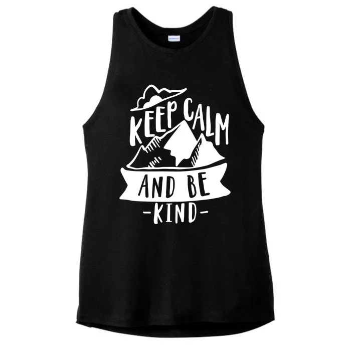 Keep The Calm And Be Kind Anti Bullying Week Unity Day Gift Ladies Tri-Blend Wicking Tank