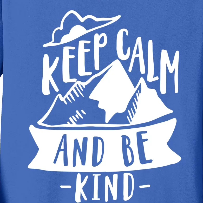 Keep The Calm And Be Kind Anti Bullying Week Unity Day Gift Kids Long Sleeve Shirt