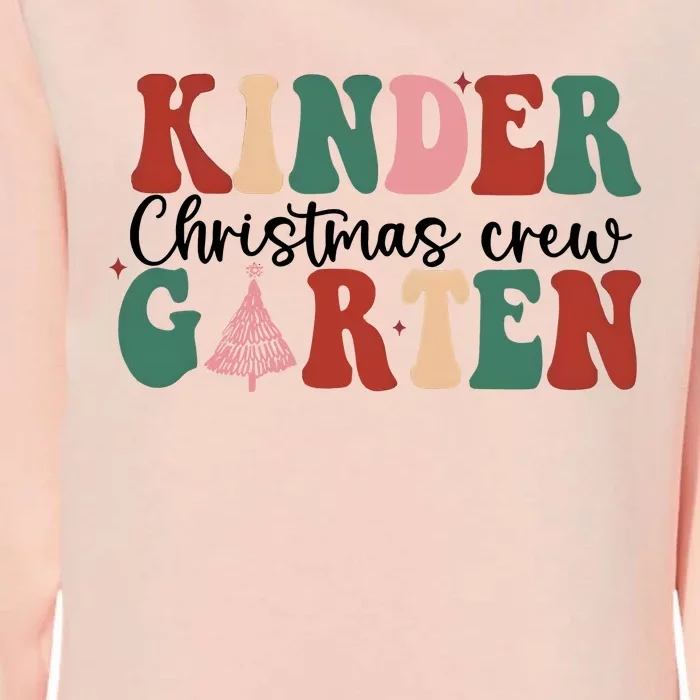 Kindergarten Teacher Crew Christmas Womens California Wash Sweatshirt