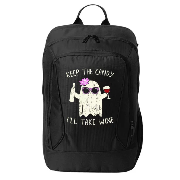 Keep The Candy Funny Halloween Ghost Costume City Backpack