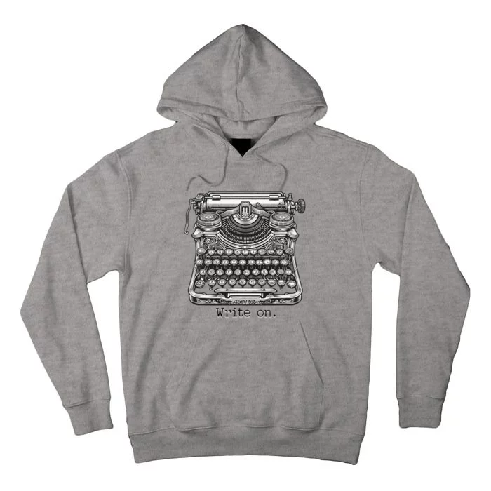 Keys To Creation Classic Typewriter Inspiration Tall Hoodie