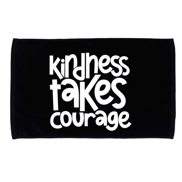 Kindness Takes Courage Anti Bullying Kind Orange Unity Day Gift Microfiber Hand Towel