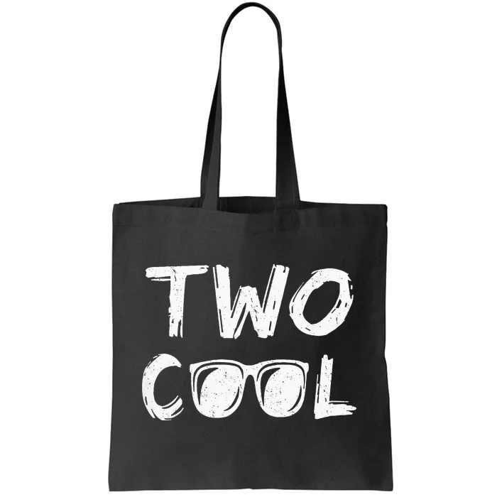 Kids Two Cool 2nd Birthday Gift 2 Year Old Boy Second Bday Tote Bag