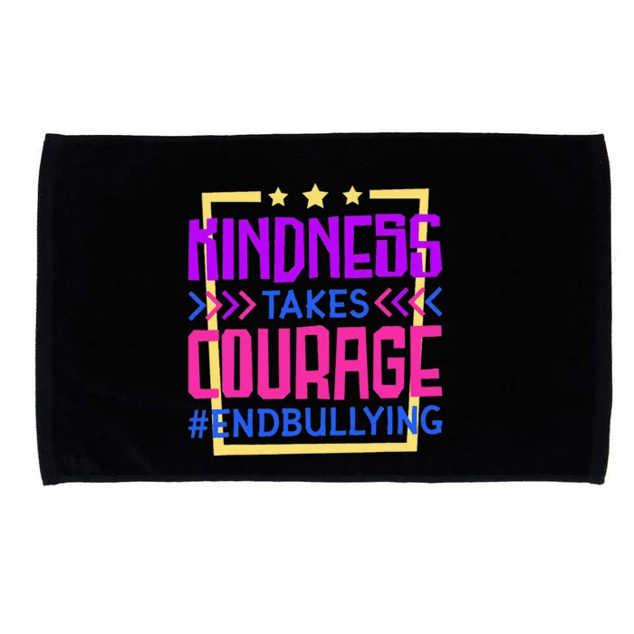 Kindness Takes Courage Endbullying Stop Bullying Microfiber Hand Towel