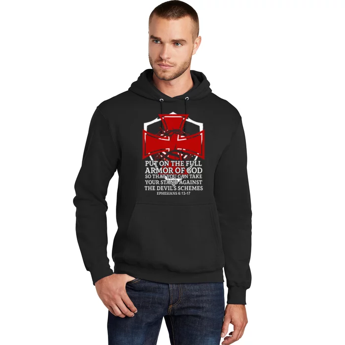 Knight Templar Christian Armor Of God Hoodie