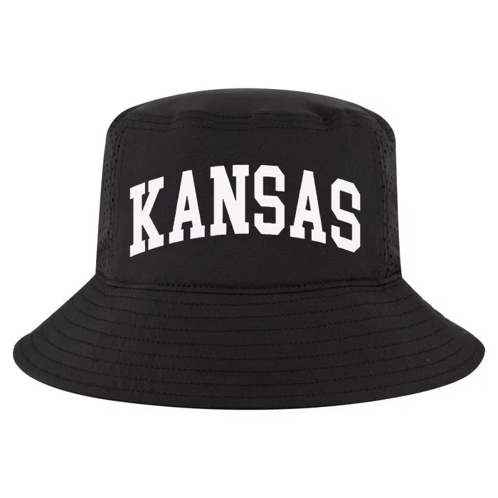 Kansas Throwback Design Classic Cool Comfort Performance Bucket Hat