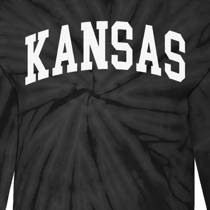 Kansas Throwback Design Classic Tie-Dye Long Sleeve Shirt