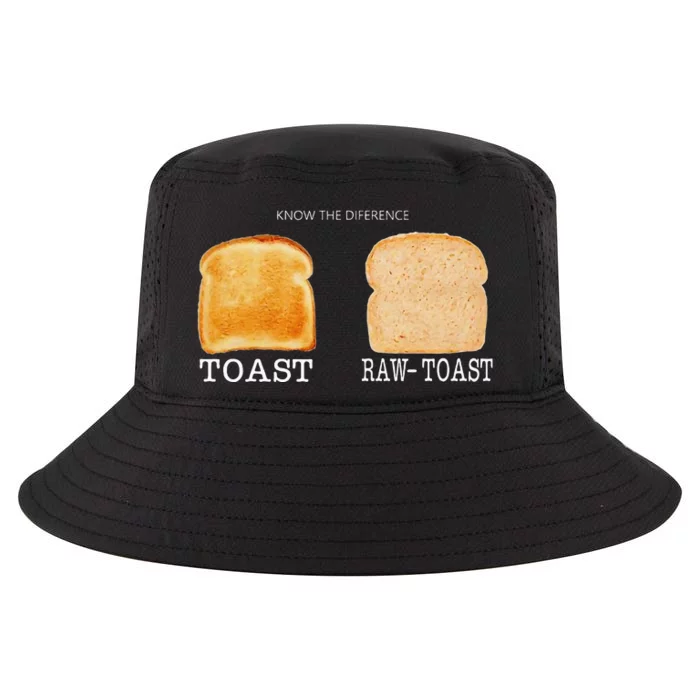 Know The Difference Toast Raw Toast Cool Comfort Performance Bucket Hat