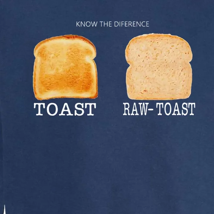 Know The Difference Toast Raw Toast Garment-Dyed Sweatshirt