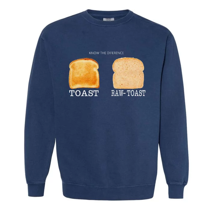 Know The Difference Toast Raw Toast Garment-Dyed Sweatshirt