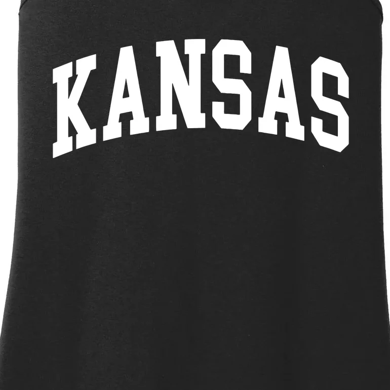 Kansas Throwback Design Classic Ladies Essential Tank