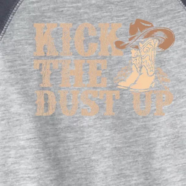 Kick The Dust Up Country Music Western Dancer Cowgirl Toddler Fine Jersey T-Shirt